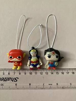 Kinder Surprise Egg Toys Keyrings Marvel Funko Wander Woman And Flash • £3