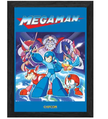 Mega Man 6 Mr. X Lenticular 3-D Poster Print Art Frame Figure Capcom PLAX • £47.49