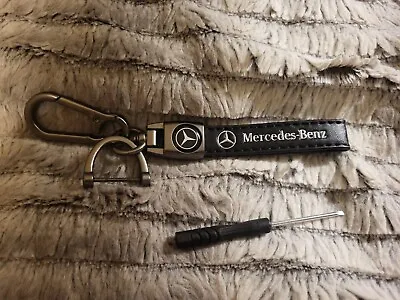 Mercedes - Benz Wrist Strap Key Chain With Logo. Key Chain Clip And Wrist Strap • $10