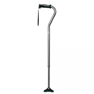 Hugo Mobility Quadpod Offset Cane With Ultra Stable Cane Tip Smoke • $42.37