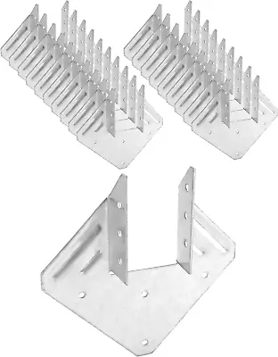Galvanized 18-Gauge Hurricane Tie 20 Pack Steel Connector For Roofing Trusses W • $44.76