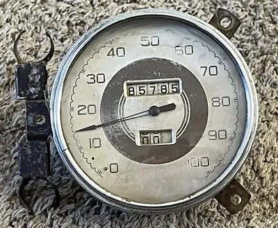 Vintage 1937 Ford Flathead Speedometer 100 Mph Delco Appliance • $95