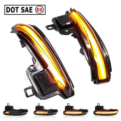 2 Sequential LED Side Mirror Turn Signal Lights Smoked For Toyota Rav4 2016-2023 • $22.99