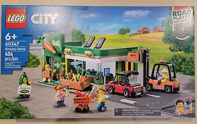 Lego City Grocery Store 60347  Building Toy 404 Pcs NEW & SEALED RETIRED • $94