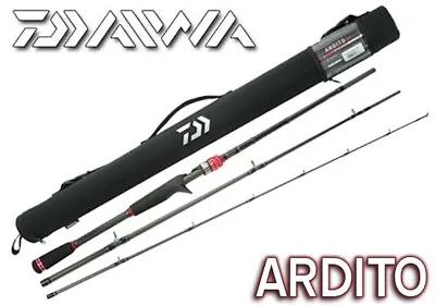 Daiwa Ardito 3 Piece Travel Rod & Case Spinning Or Casting - Choose Model • $139.99