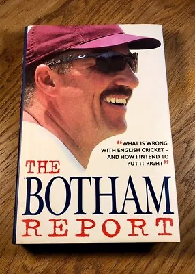 £7 • Buy The Botham Report-Ian Botham-SIGNED FIRST EDITION-Collins Willow 1997