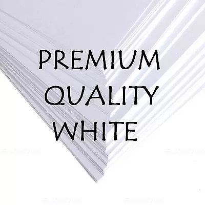 £0.99 • Buy A3 A4 A5 A6 WHITE CRAFT CARD MAKING STOCK BLANK TAGS PAPER PRINTER 120 - 300 Gsm
