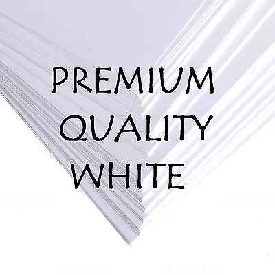 £6.59 • Buy A3 A4 A5 A6 WHITE CRAFT CARD MAKING STOCK BLANK TAGS PAPER PRINTER 120 - 300 Gsm