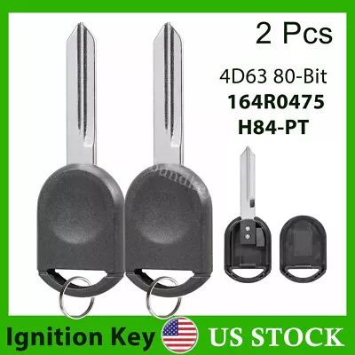 2X Transponder Chip Keys For Ford F150 F250 F350 Explorer & More 4D-63 80 Bit • $12.89