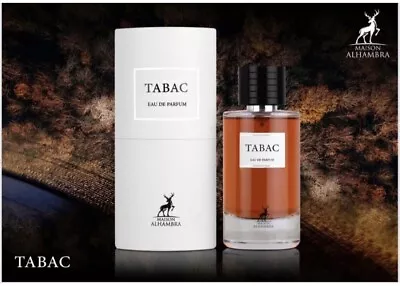 Tabac 💥🥇 Maison Alhambra EDP Spray 3.4 Oz 100 Ml ORIGINAL UAE LATTAFA • $34.97