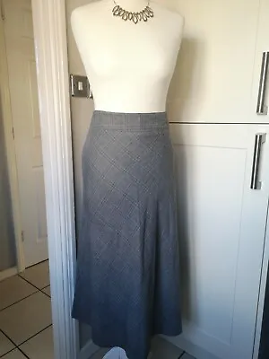 £5.99 • Buy Bonmarche - Ladies Size 18 Spring Summer Mid Length Flare Skirt Grey 