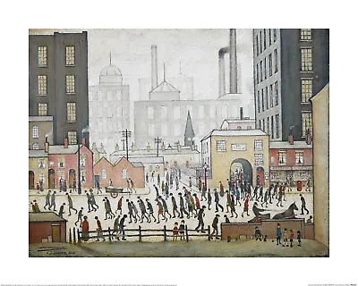 L.S. Lowry - Coming From The Mill 1930 - Official Fine Art Print - 2 Sizes • $14.87