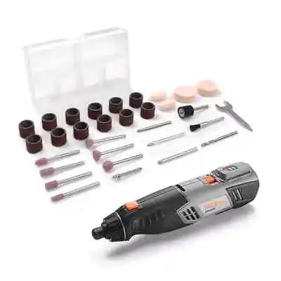 TACKLIFE Cordless Rotary Tool 22000RPM 34PCS Kit + Accessories 2 Speed Settings • £19.99