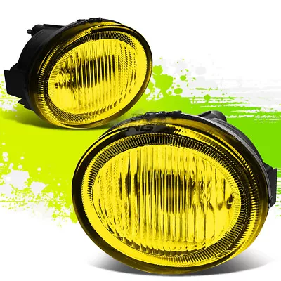 Factory Style Fog Light Lamps For Nissan Maxima A33 VQ35DE 02-03 Amber Lens Pair • $47.99