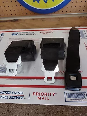 1973 1974 Mopar A B E Body Black Seat Belt Charger Dart Duster Retractor Pair 75 • $99