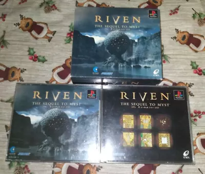 Riven The Sequel To Myst (Sony PlayStation 1 1997) PS1 Japan Import NTSC-J READ • $11.04