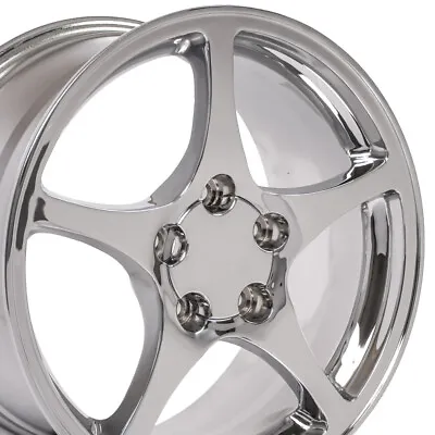 NPP Fit 18x9.5/17x8.5 Chrome Wheels Corvette Camaro  C5 Wheels  Staggered SET • $961