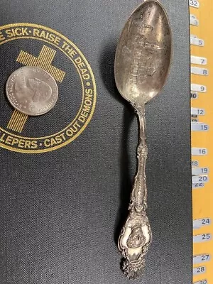 Mary Baker Eddy Christian Science 6  Sterling Souvenir Spoon 45.6g Durgin  #2 • $99