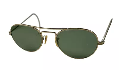 Vintage American Optical 12k Gold Filled Aviator Sunglasses • $399.99