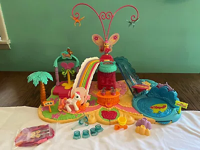 2005 My Little Pony BUTTERFLY ISLAND ADVENTURE Playset Near Complete Music Works • $56