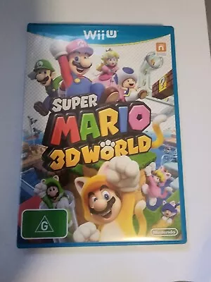 Super Mario 3D World - Nintendo Wii U Game PAL (Like NEW) • $20