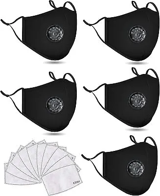 Respirator Mask Protective 5 Face Masks SAME DAY SHIPPING FROM USA 5-Pack NEW • $8.95