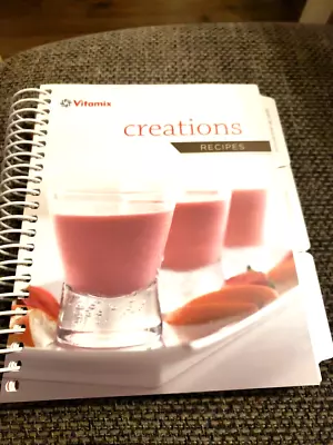 Vitamix Creations Spiral Bound Cookbook Turboblend Two Speed Softcover 2012 • $14.99