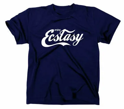 Ecstacy XTC Mdma T-Shirt Lsd Drugs Party Techno Tek Tekno Hardtek Methamphetamin • £19.90