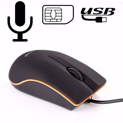 £35.40 • Buy New USB Mouse GSM SIM Card Monitor Ear Bug Audio Listening Device Voice Callback