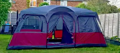 6 Person Tent Family Waterproof Extra Large 2 Bedrooms & Living Area 2m Tall! • £99.95