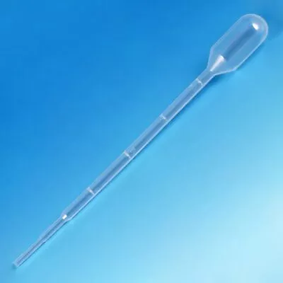 Globe Scientific LDPE Transfer Pipette 3 ML Graduated 2.2 ML Draw Volume 500 Pcs • $28.79