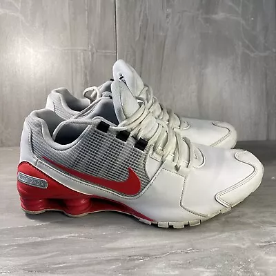 Nike Shox Mens Shoes Size 11.5 Orange White 833584-103 Rare • $184.99