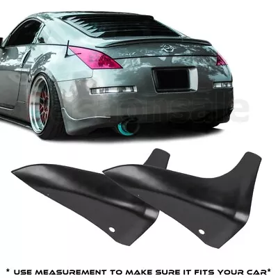 [SASA] Fit For 03-09 Nissan 350Z Z33 JDM PU Rear Bumper Lip Splash Mud Guards • $69.99