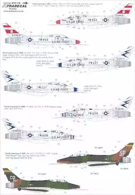 XtraDecals 1/72 F-100D SUPER SABRE 2-SEATERS • $14.99