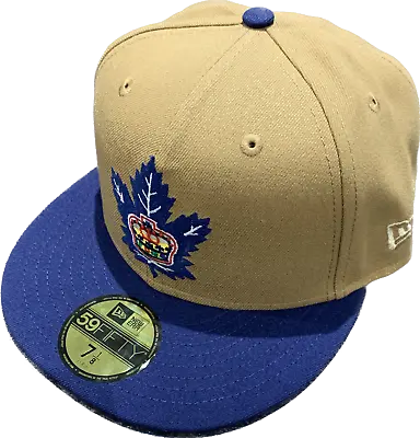 Toronto Marlies Wheat & Navy Custom New Era 59fifty Fitted Hat Cap AHL Hockey • $51.21