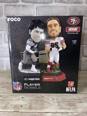 $100 • Buy FOCO 49ers Dwight Clark/George Kittle Dual Bobblehead -NIB