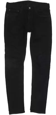 Levi's 519 Men Black Skinny Slim Stretch Jeans W33 L31 (93888) • £25.99