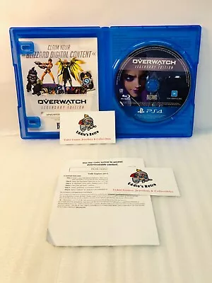 $9.88 • Buy PS4 Overwatch Legendary Edi PAL Mint Disc LIKE NEW+ Manual &Code OZ Seller H47
