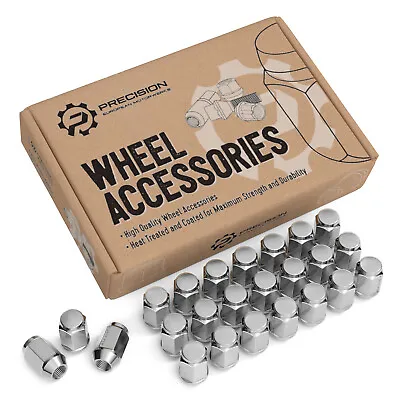 (24) 12x1.5 Chrome Lug Nuts For Acorn Wheels | Closed Bulge | 19mm Or 3/4  Hex • $19.99