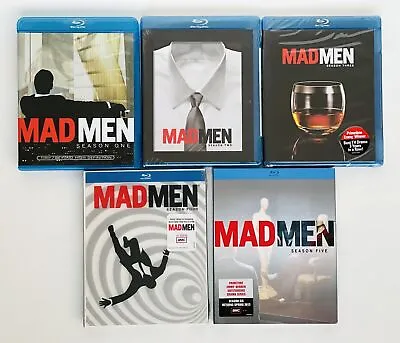 Mad Men Complete Blu-Ray Disc TV Seasons 1-5 New - Or Only Season 2 New • $20