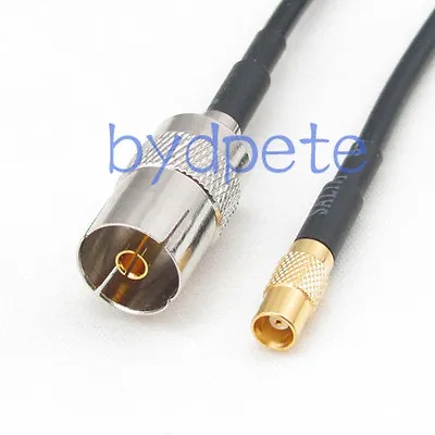 RG174 TV Female To MCX Female Jack IEC DVB-T RF Antenna Coaxial Cable 8in 20cm • $4.20