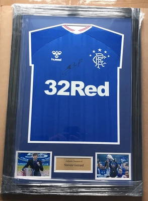 £165 • Buy Steven Gerrard Signed Rangers FC Shirt