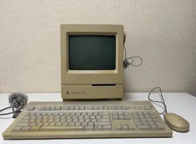 RARE JUNK Apple Vintage Macintosh Classic With Accessories Free Shipping • £369.60