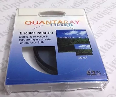 Japan Made 62mm CIRCULAR POLARIZER Lens FILTER CPL 62 Mm PL-CIR Quantaray Japan  • $11.99