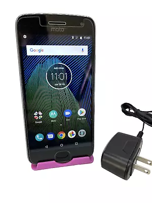 Motorola Moto G5 Plus | 32GB Android Smartphone | Unlocked | W/CHGR GOOD SHAPE! • $39.99