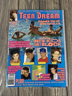 Vintage Teen Dream Featuring New Kids On The Block Magazine  • $17.49