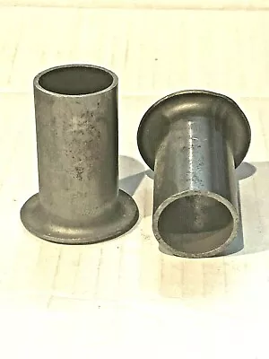 New~Old Stock Unfinished Heavy Steel Neck 1-7/8  Tall FLANGED Break Lamp Part • $0.99