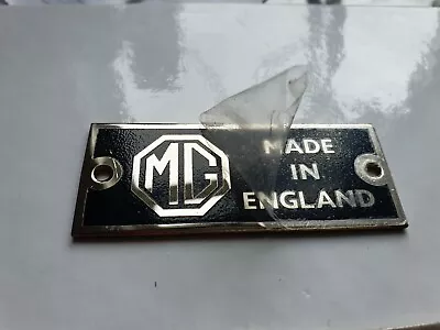 Chrome/enamel 'made In England' Mg Badge • £7.50