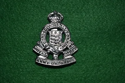 £12.40 • Buy The Royal Army Ordnance Corps Cap Badge - WW2 Chromed