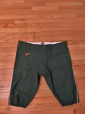 Miami Hurricanes NCAA Nike Game Issued Green Football Pants Size 44 • $64.99